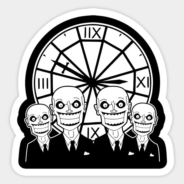 Buffy - The Gentlemen Clock Tower Sticker by bovaart